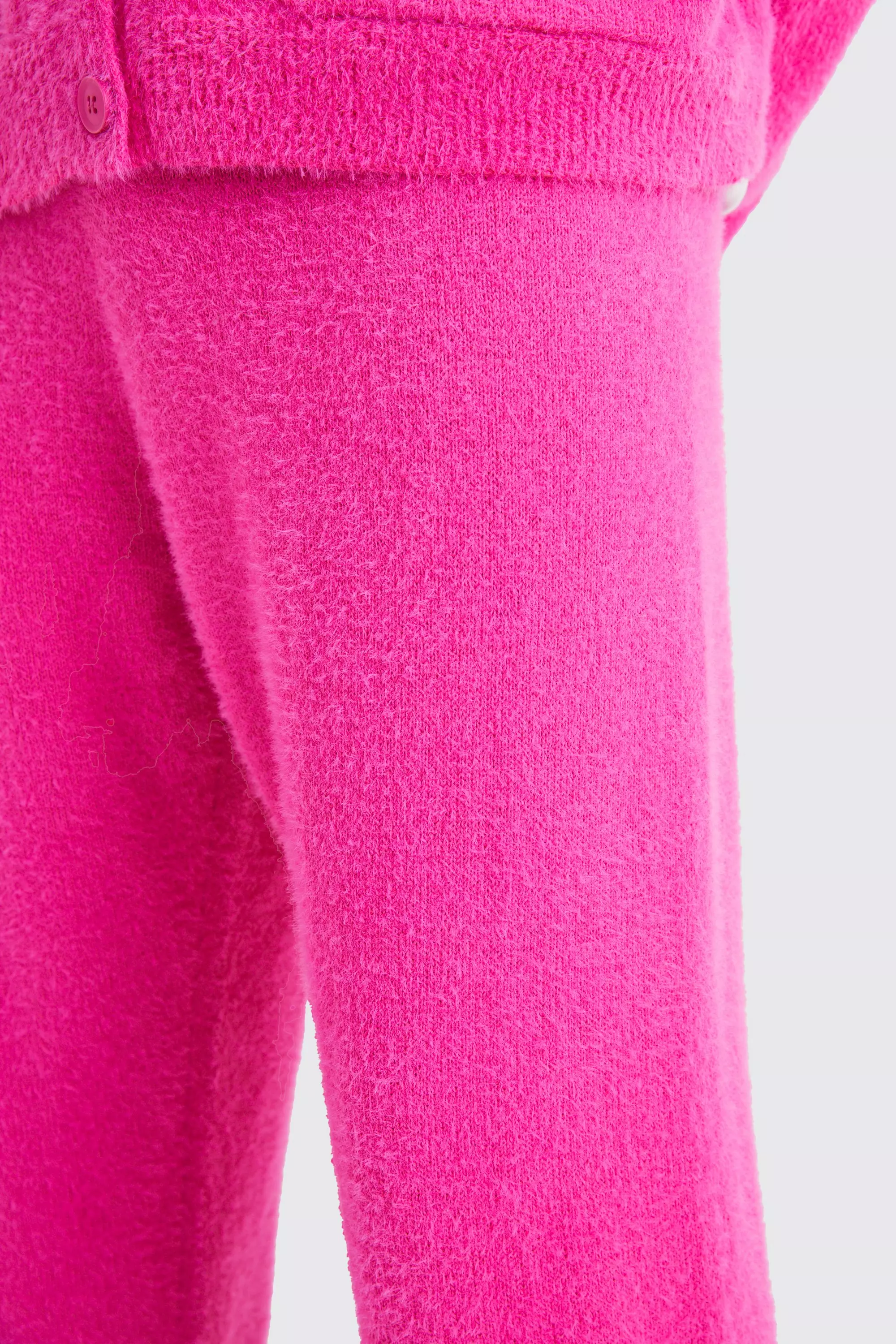 Pink discount knitted joggers